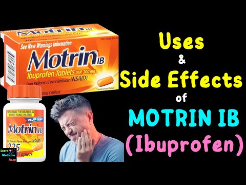 Motrin IB (Ibuprofen) – Side Effects, Uses, Mechanism of Action, Dosage, Interactions, Warnings