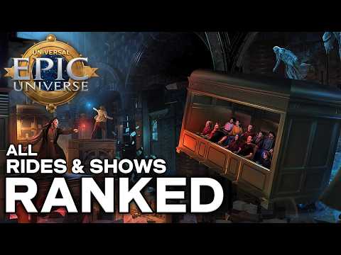 All Rides & Shows At Universal Epic Universe RANKED!