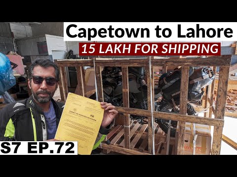 My Nightmare Experience with Lahore Airport Customs After Shipping my Bike From Capetown 🇿🇦 S7 EP.72