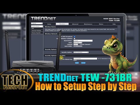 TRENDnet TEW-731BR N300 PPPOE & STATIC Setting | Wifi Password Change | DNS Change | MAC Clone