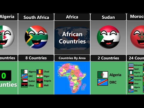 How Many African Countries Are Bigger In Land Size Than You [Countryballs]