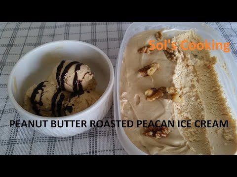 HOW TO MAKE EASY PEANUT BUTTER PECAN ICE CREAM