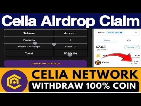 Celia token claim process|| Celia token claim kase Kare