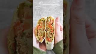 MEDITERRANEAN FALAFEL WRAP! VEGAN AND THE BEST!