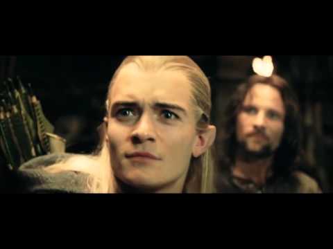 Haldir brings aid to Helm's Deep  The Lord of the Rings HD