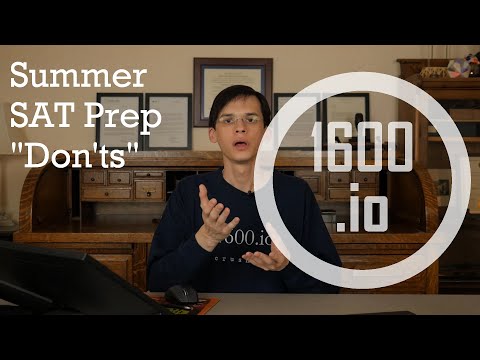 If you want that 1600 on the SAT, don't do these things during your prep...