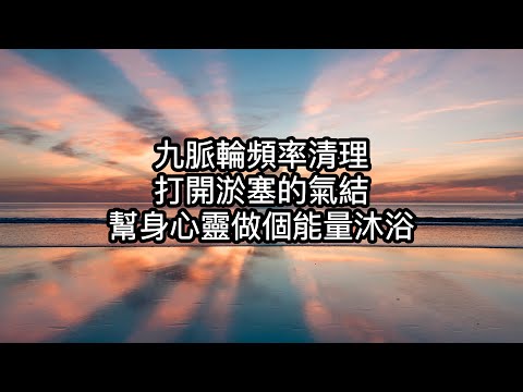 九脈輪清理：脈輪能量沐浴，身心靈洗禮。All 9 Solfeggio Frequencies - Full Body Aura Cleanse & Cell Regeneration Therapy。