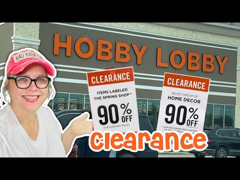 Hobby Lobby 90% OFF Clearance Sale 2023 🍁🍂🌾 The Spring Shop and Home Decor