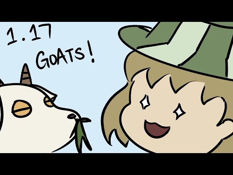 Philza Minecraft VS 1.17 goats! (Snapshot animated shorts)