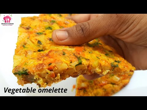 Healthy vegetables omelette || spanish omlet || Healthy breakfast