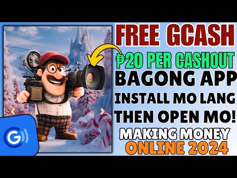 ₱20 PER CASHOUT=NEW FREE GCASH APP(JUST INSTALL AND OPEN THE APP#makemoneyonline#earningapp