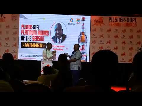 Vipers SC Patron and president Dr. Lawrence Mulindwa is Pilsner-SUPL Platinum award winner.