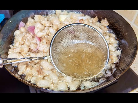 【熬猪油】Boiled lard，熬猪油切记别直接下锅熬，教你1招，猪油又香又白，一年不会坏