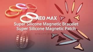 NEOMAX: Silicone Magnetic Patch, Silicone Magnetic Bracelet