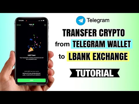 How to TRANSFER crypto from TELEGRAM Wallet to LBANK App | Step-by-Step Tutorial