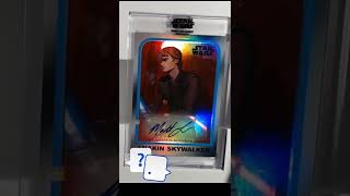 Anakin Skywalker 1/1 Auto! #StarWars #SignatureSeries #Shorts