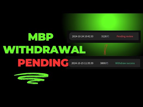 mbp exchange withdrawal Problem 🚫 Withdrawal Pending Mai ja raha hai ||💸💲