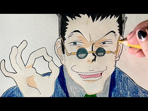 Drawing Leorio from Hunter X Hunter (Hanta Hanta)