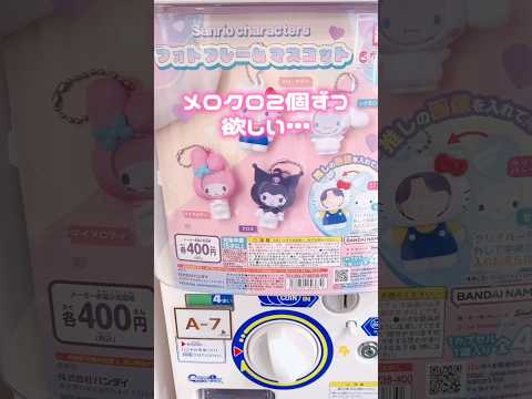 フォトフレームマスコットが天才すぎる！#sanrio #kuromi #mymelody #gacha #ガチャ #shorts