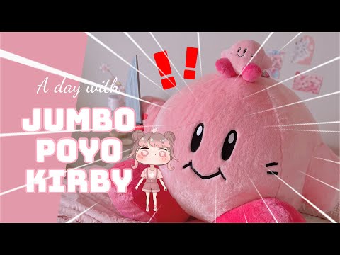 Unboxing the JUMBO KIRBY plush + a day with him 🫣🌸 a dumb vlog