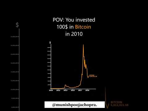 POV: You invested 100$ in Bitcoin in 2010