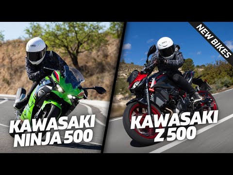 Kawasaki Ninja 500 and Z500 | Launch First Ride