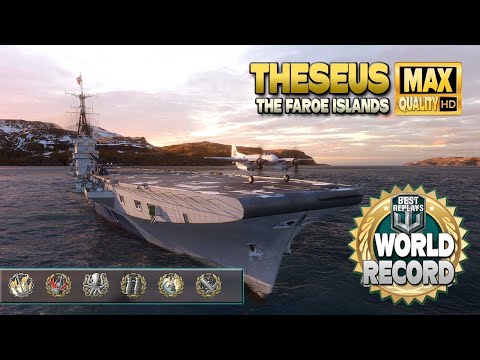 Aircraft Carrier Theseus: New damage world record - World of Warships