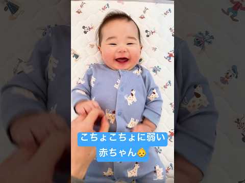 こちょこちょに弱い赤ちゃん👶 #赤ちゃん #赤ちゃんのいる生活 #こちょこちょ #おもしろ  #生後6月 #成長記録 #ベビー #癒し #かわいい #baby #babyboy #cute