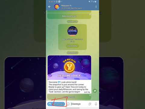 Yescoin Hot 🔥 Update TGE & Listing #bitcoin #viralvideo #crypto