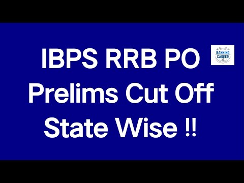 Low Cut Off II IBPS RRB PO State Wise Cut off !!