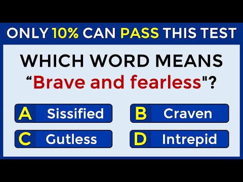 Only 10% Can Pass This Test | Match The VOCABULARY Words #3