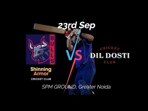 23rd Sep Shinning Armour Vs Dil Dosti CC #cricketlover #cricketshorts #cricketvideo #cricketmatch