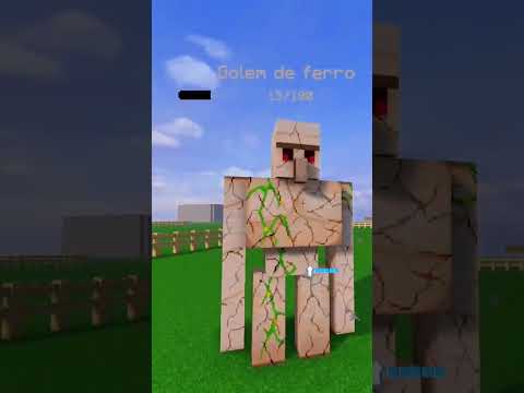 GOLEM vs Minecraft mobs