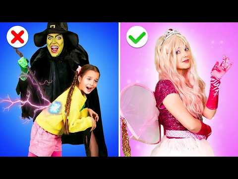 Wicked Witch & Fairy Babysitter Adventures! *Good Vs Bad* Smart Babysitting Hacks