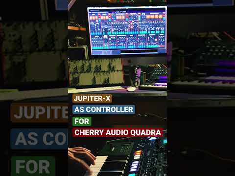 #jamuary2022 - #cherryaudio #quadra #vst w/ #jupiterx as keyboard controller for #jamuary