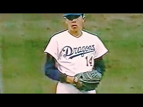 1991中日VSオリックスオープン戦ハイライト　ナゴヤ球場　中日ドラ1小島まずまず先発　オリックスベテラン佐藤ちょっとホームラン打たれすぎ　中日今中好投