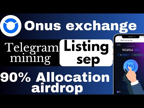 Onus Exchange telegram free mining project | crypto airdrops