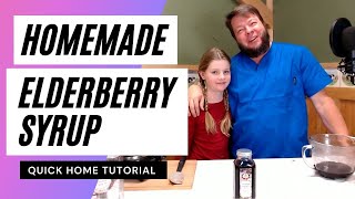 How to Make Elderberry Syrup - HomeGrown Project