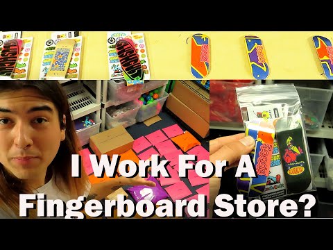 I Work at a Fingerboard Store! - Packing Orders at SlushCult #fingerboard #fingerboarding #techdeck