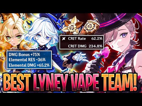 This New Lyney Vaporize Team Is INSANELY Strong | Genshin Impact