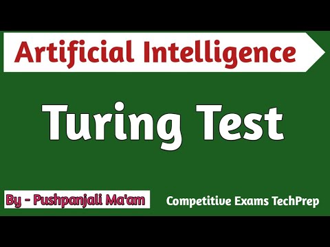 Turing Test in Artificial Intelligence in Hindi