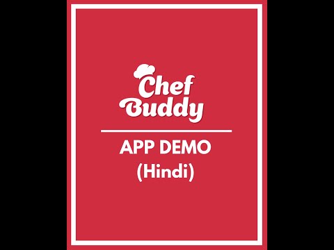 Chef Buddy App Demo (HINDI)