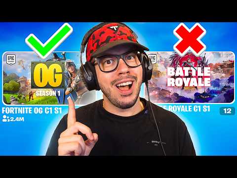 Is FORTNITE OG Better Than CHAPTER 6?