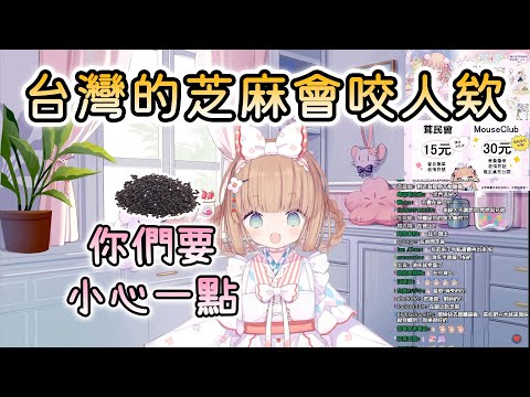 【茸茸鼠/Comame】台灣的芝麻(小黑蚊)會咬人欸！太恐怖了吧！【Vtuber精華】