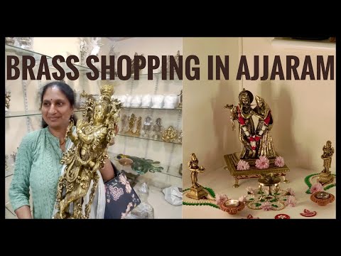 Brass shops in Ajjaram|Home decor and pooja items|Telugu Vlogs