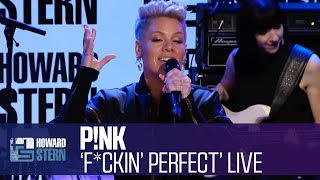 P!nk “F*ckin’ Perfect” Live on the Stern Show