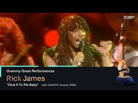 Rick James' Electric Rendition Of "Give It To Me Baby" In 1982 | GRAMMY Great Performances