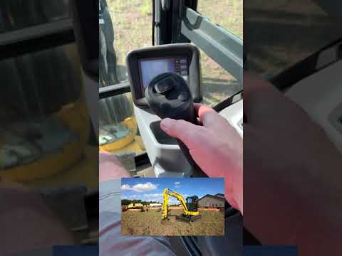 Mini-Excavator basic controls | #Shorts