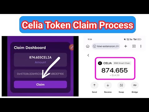 Celia Token Claim Process | Celia Mining Claim Process | Celia Token Withdrawal Process