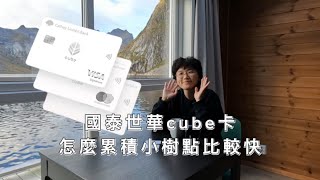 國泰世華銀行cube卡怎麼累積哩程？簡單一點不燒腦的使用方式分享